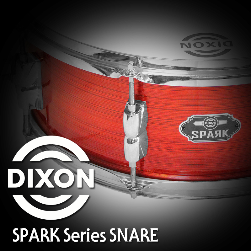 [★드럼채널★] Dixon Spark Snare 14x5.5" Cyclone Red